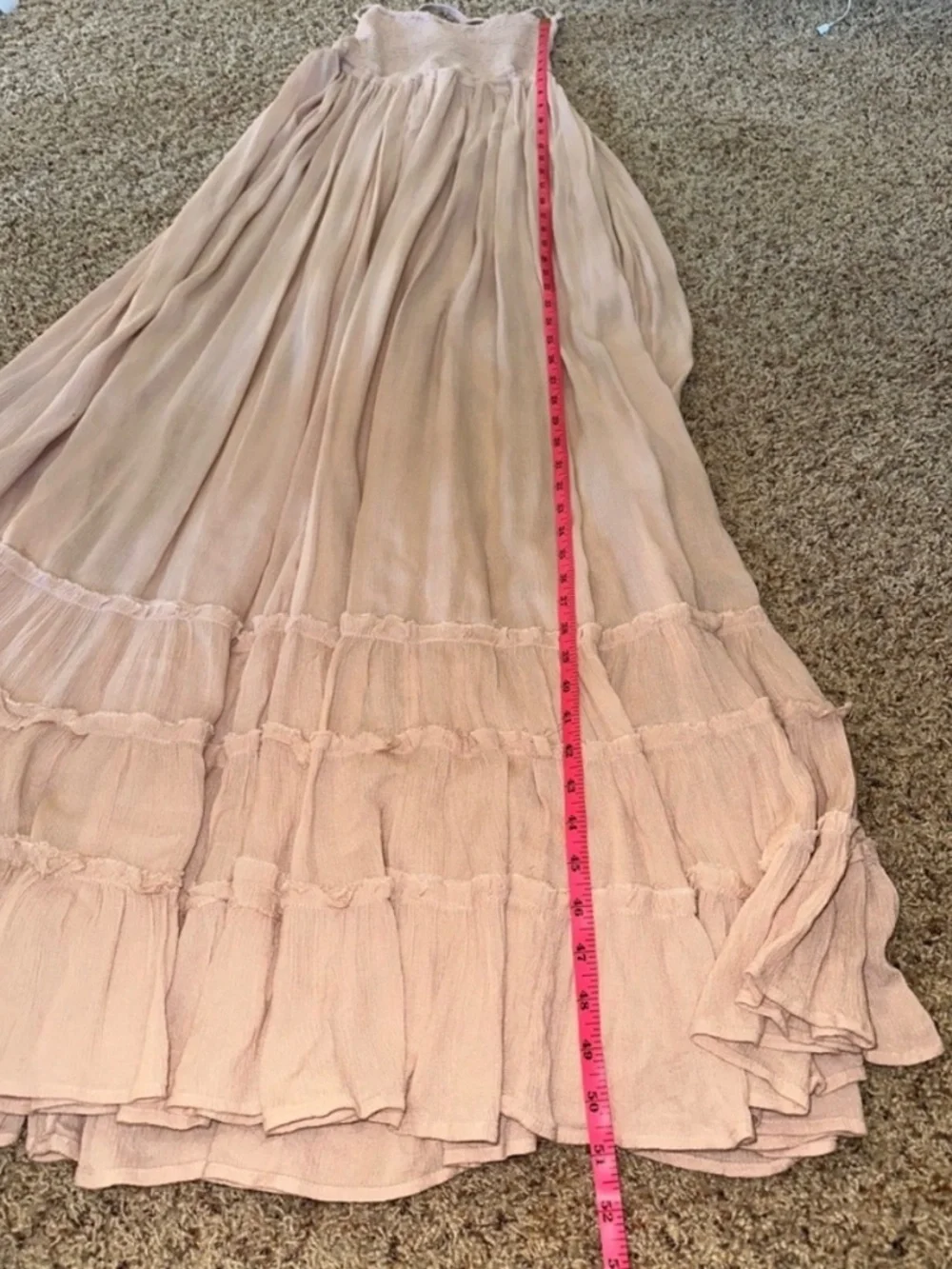 Free People Extratropical Maxi Dress in Taupe - Picture 7 of 11